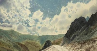 陈流水彩风景作品欣赏 - 图画吧TUHUABA