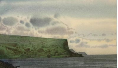 陈流水彩风景作品欣赏 - 图画吧TUHUABA