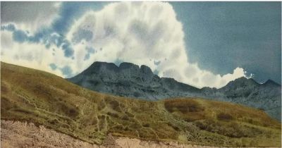 陈流水彩风景作品欣赏 - 图画吧TUHUABA