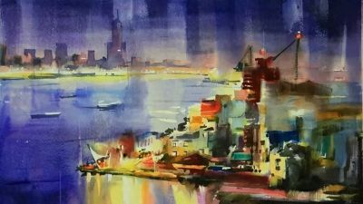 邂逅蔡岳霖笔下的水彩风景 - 今日头条