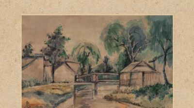 李叔同 《水彩风景册》 - 图画吧TUHUABA