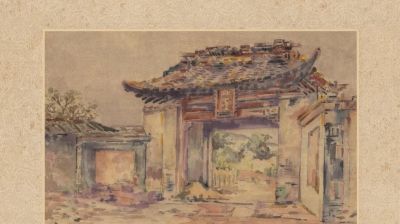 李叔同 《水彩风景册》 - 图画吧TUHUABA