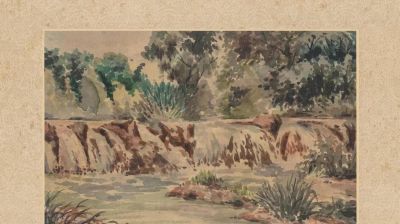 李叔同 《水彩风景册》 - 图画吧TUHUABA