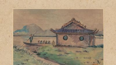 李叔同 《水彩风景册》 - 图画吧TUHUABA
