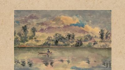 李叔同 《水彩风景册》 - 图画吧TUHUABA