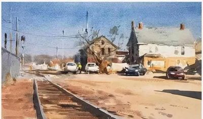 不愧是美国写生画会长画的水彩画风景真的是万瑞古德 - 今日头条 不愧是美国写生画会长画的水彩画风景真的是万瑞古德 - 图画吧TUHUABA