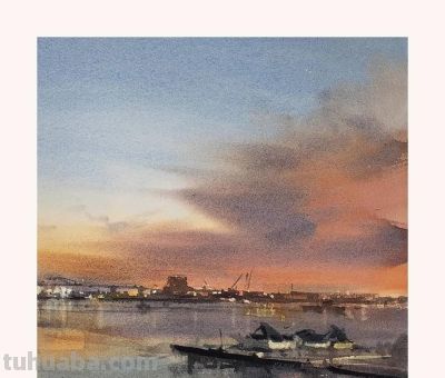 不愧是美国写生画会长画的水彩画风景真的是万瑞古德 - 今日头条 不愧是美国写生画会长画的水彩画风景真的是万瑞古德 - 图画吧TUHUABA