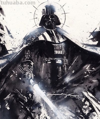 动漫影视人物 水彩插画一组 画师不祥 - 图画吧TUHUABA