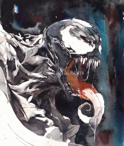 动漫影视人物 水彩插画一组 画师不祥 - 图画吧TUHUABA