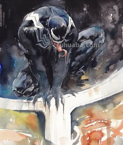 动漫影视人物 水彩插画一组 画师不祥 - 图画吧TUHUABA