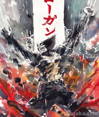 动漫影视人物 水彩插画一组 画师不祥 - 图画吧TUHUABA