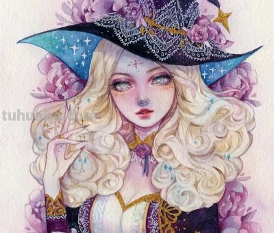 水彩人物 - 图画吧TUHUABA