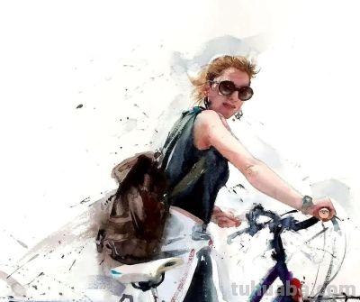 溢彩之美｜水彩画名家尤德斯人物速写作品欣赏 - 图画吧TUHUABA