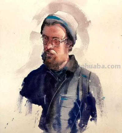 溢彩之美｜水彩画名家尤德斯人物速写作品欣赏 - 图画吧TUHUABA