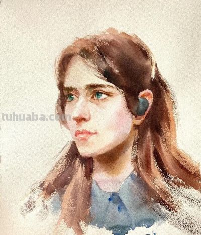 艺术学院画家｜冯卫军水彩画人物作品欣赏 - 图画吧TUHUABA