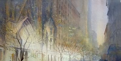 邂逅汤姆·夏勒水彩画的梦幻之境