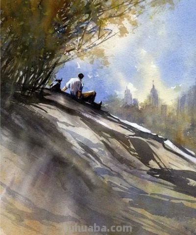 邂逅汤姆·夏勒水彩画的梦幻之境 - 图画吧TUHUABA