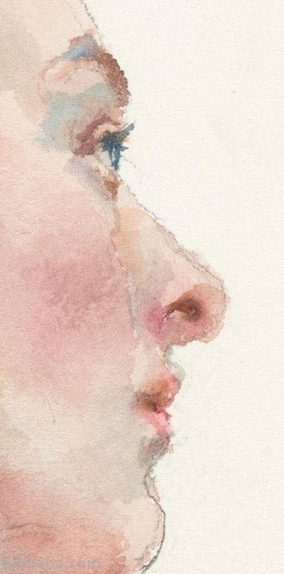 庞茂琨·​水彩人物画 | 与人间对望，彼此皆为风光 - 图画吧TUHUABA