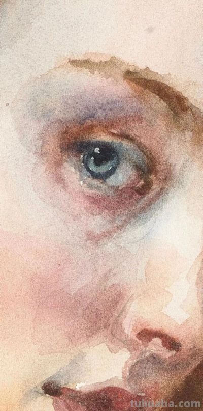 庞茂琨·​水彩人物画 | 与人间对望，彼此皆为风光 - 图画吧TUHUABA