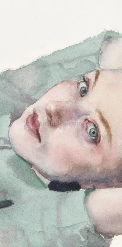 庞茂琨·​水彩人物画 | 与人间对望，彼此皆为风光 - 图画吧TUHUABA