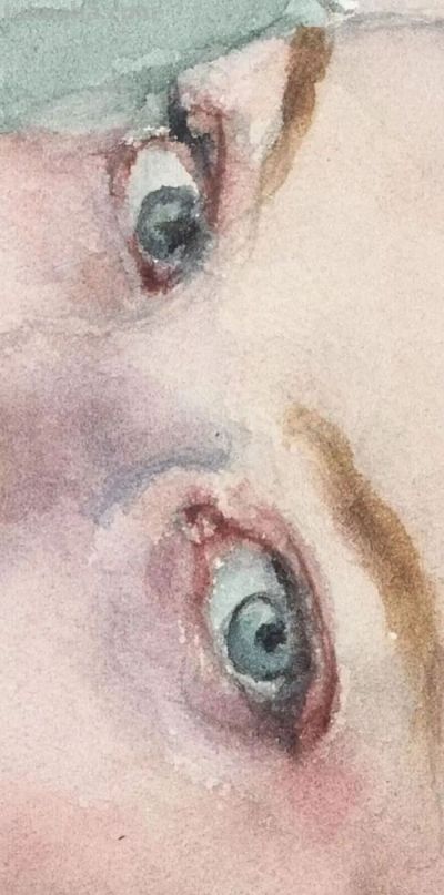 庞茂琨·​水彩人物画 | 与人间对望，彼此皆为风光 - 图画吧TUHUABA