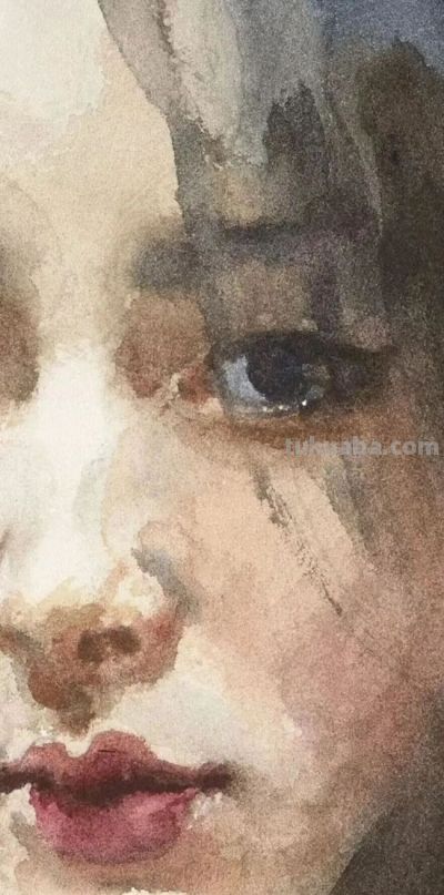 庞茂琨·​水彩人物画 | 与人间对望，彼此皆为风光 - 图画吧TUHUABA