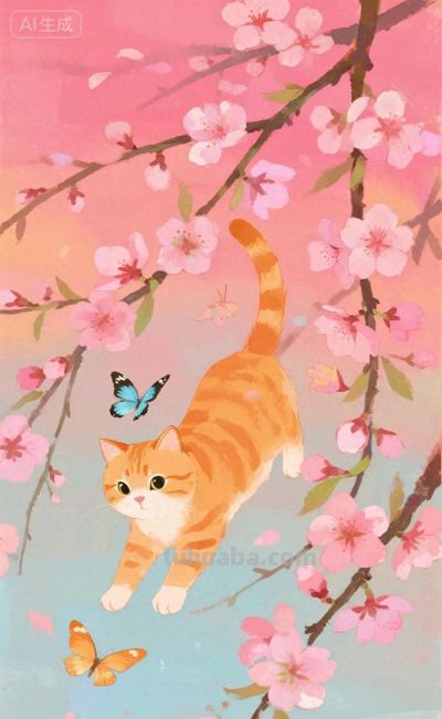 可爱的动物｜水彩插图 - 图画吧TUHUABA