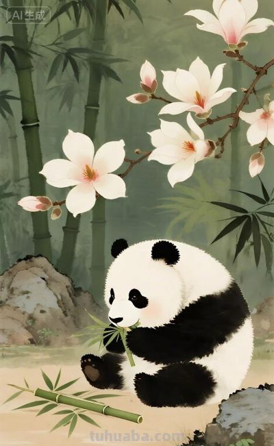 可爱的动物｜水彩插图 - 图画吧TUHUABA