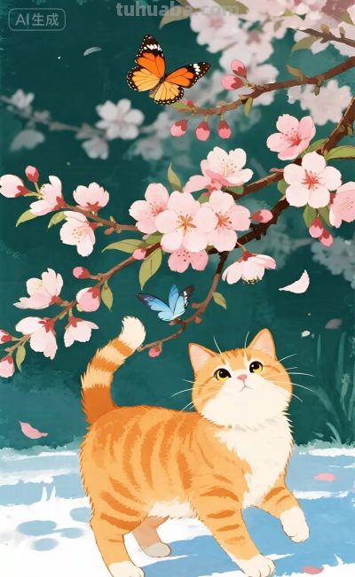 可爱的动物｜水彩插图 - 图画吧TUHUABA