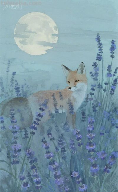 可爱的动物｜水彩插图 - 图画吧TUHUABA