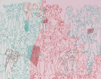 他幸福指数很高，创作的动物水彩画被称为“减压美术” - 图画吧TUHUABA