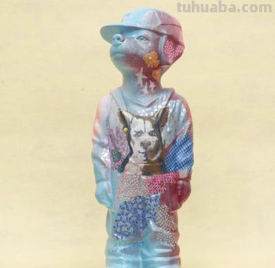 他幸福指数很高，创作的动物水彩画被称为“减压美术” - 图画吧TUHUABA