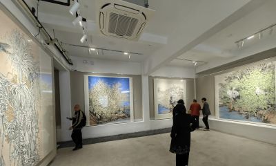 当国画遇上水彩，她笔下的禽鸟会“呼吸” - 图画吧TUHUABA