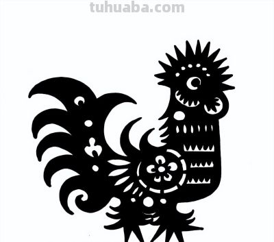 韩美林动物画法：怎样画鸡 - 图画吧TUHUABA