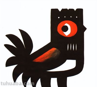 韩美林动物画法：怎样画鸡 - 图画吧TUHUABA