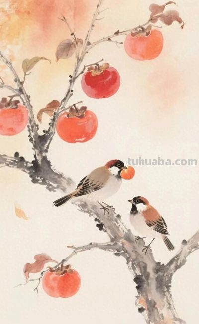 水彩画插图｜秋之韵 - 今日头条