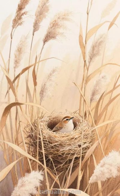 水彩画插图｜秋之韵 - 图画吧TUHUABA