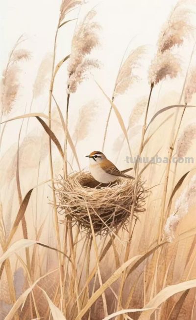 水彩画插图｜秋之韵 - 图画吧TUHUABA