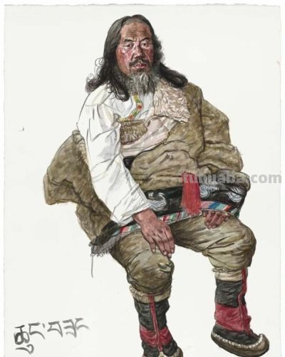 【DeepSeek谈艺】吴长江·水彩画丨高原水色，藏着天地的苍茫 - 图画吧TUHUABA