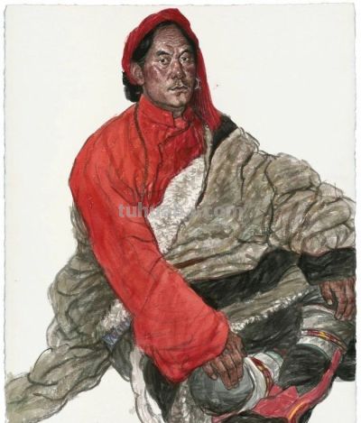 【DeepSeek谈艺】吴长江·水彩画丨高原水色，藏着天地的苍茫 - 图画吧TUHUABA