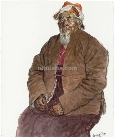 【DeepSeek谈艺】吴长江·水彩画丨高原水色，藏着天地的苍茫 - 图画吧TUHUABA