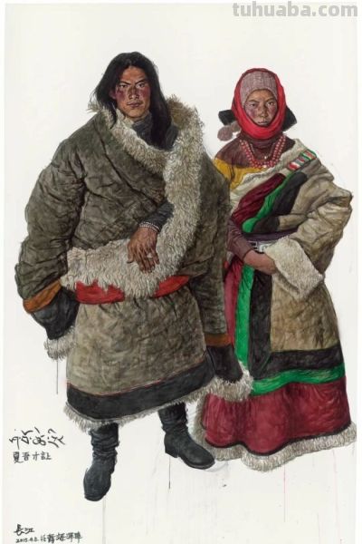 【DeepSeek谈艺】吴长江·水彩画丨高原水色，藏着天地的苍茫 - 图画吧TUHUABA