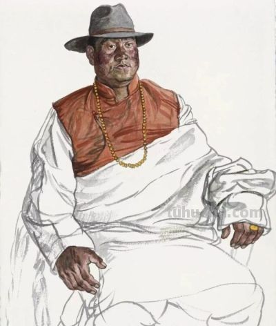 【DeepSeek谈艺】吴长江·水彩画丨高原水色，藏着天地的苍茫 - 图画吧TUHUABA