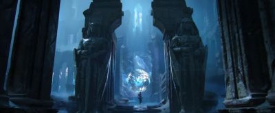 印度画师 sathish kumar 融合未来科技与自然的场景作品 - 图画吧TUHUABA