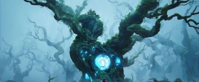 印度画师 sathish kumar 融合未来科技与自然的场景作品 - 图画吧TUHUABA