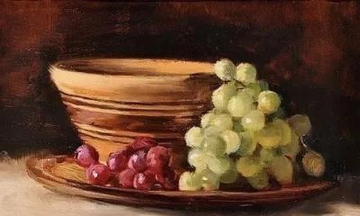 画家Deborah Lazar油画静物花卉 - 图画吧TUHUABA