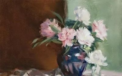 画家Deborah Lazar油画静物花卉 - 图画吧TUHUABA