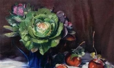 画家Deborah Lazar油画静物花卉 - 图画吧TUHUABA