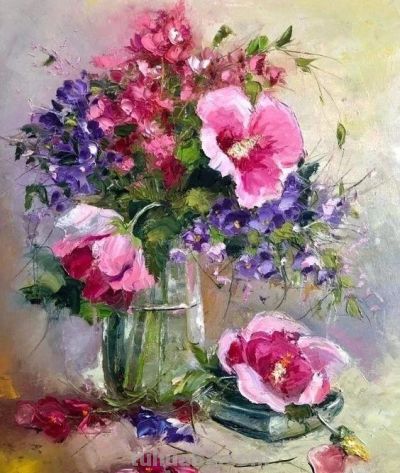 油画·静物花卉 - 图画吧TUHUABA