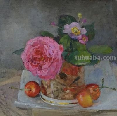 绝美花卉静物，帕梅拉•凯作品赏 - 图画吧TUHUABA